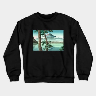 Mt Fuji from Lake Kawaguchi by Tsuchiya Koitsu Crewneck Sweatshirt